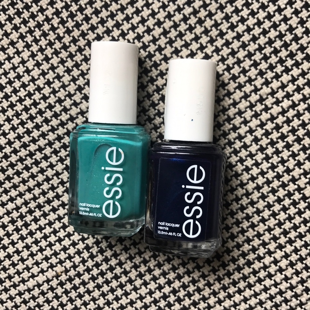 Essie nail colors, two.